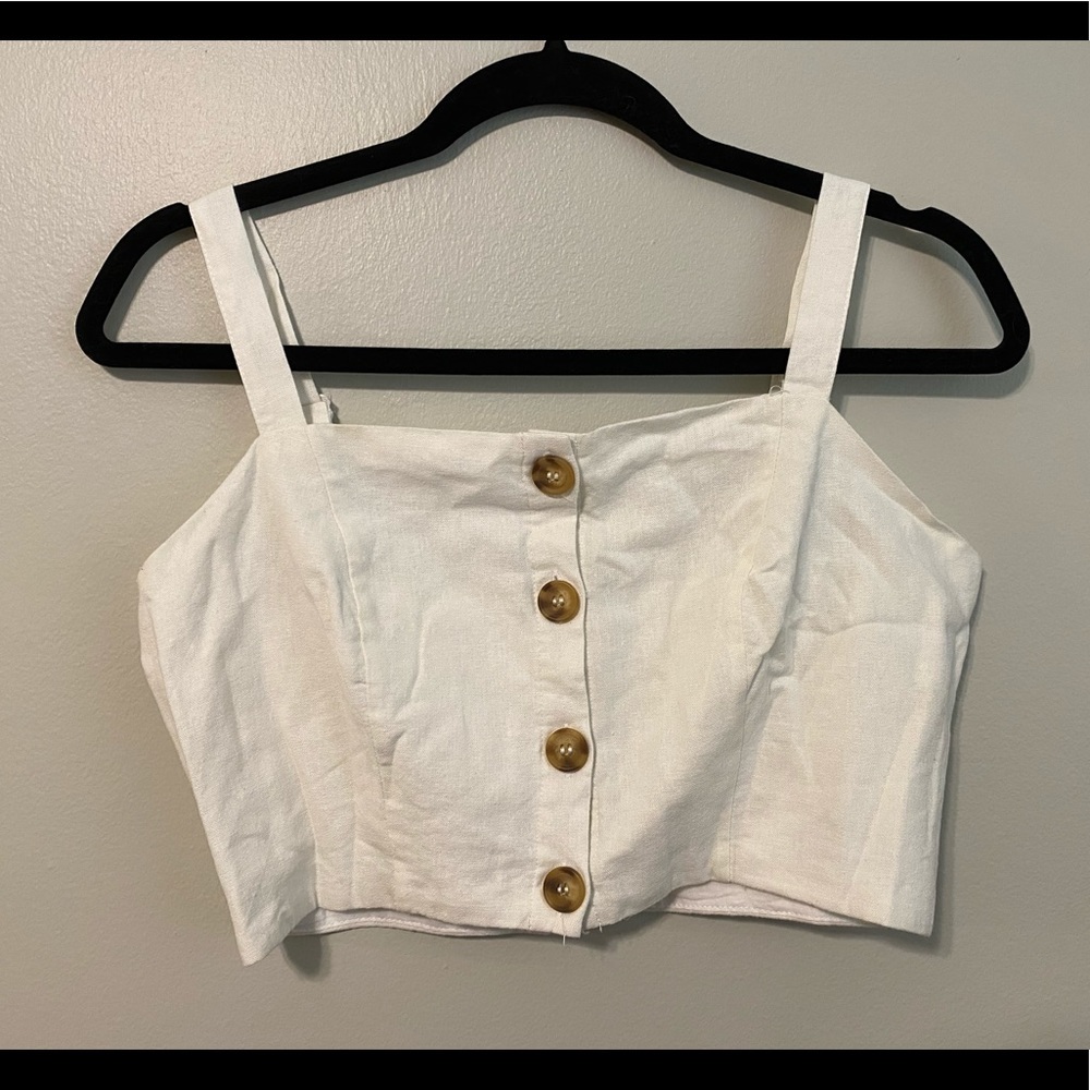 Crop Top button up by Cotton On